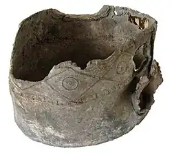 Roman water distribution pot made of lead
