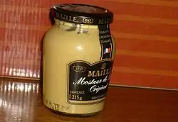A jar of mustard