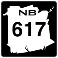 Route&nbsp;617 marker
