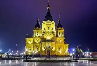 Cathedral at night