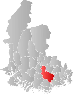 Øyslebø og Laudal within Vest-Agder