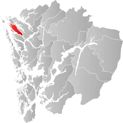 Radøy within Hordaland