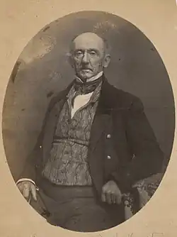 1856 portrait of George Washington Parke Custis