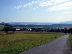 View from the village