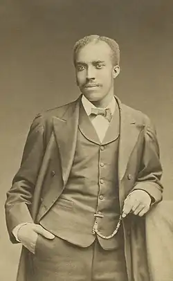 Nathan Francis Mossell (1856-1946), M.D. 1882, portrait photograph by H.D. Carns & Co; Image ID 27593990