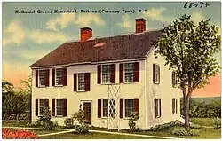 1930s Postcard depicting the house