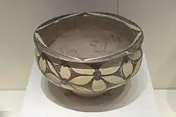 Painted pottery basin; 5000-3000 BC; National Museum of China