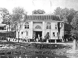 The Negro Building at the Appalachian Exposition (1910–1911), designed and built by John Henry Michael, Knoxville College faculty and students