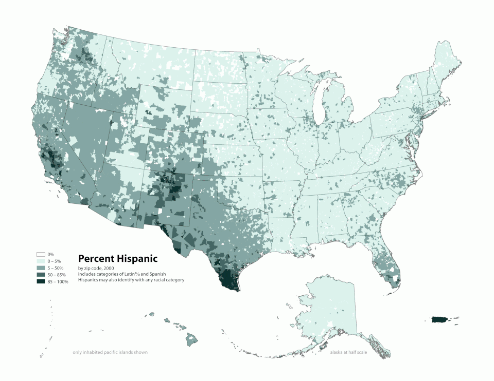 Percent of Hispanic ancestry