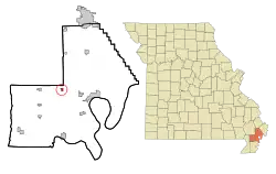 Location of Catron, Missouri