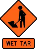Wet tar