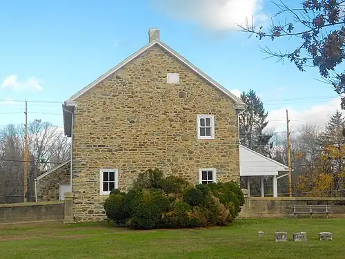 Viewed from the west