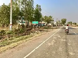 Village inboard on Amaravati road