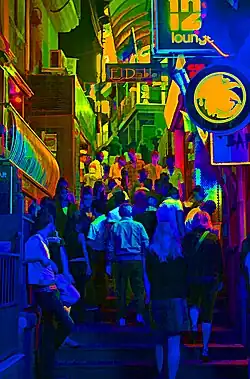 One of the street in Paceville