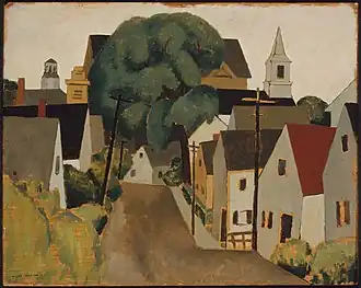 Down the Hill (1924), Museum of Fine Arts, Boston