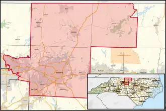 District boundaries from 2023 to 2025