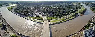 The bridge on Belgrade Ave in North Mankato