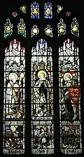 North aisle north east War Memorial window. By Alexander Gascoigne 1920.
