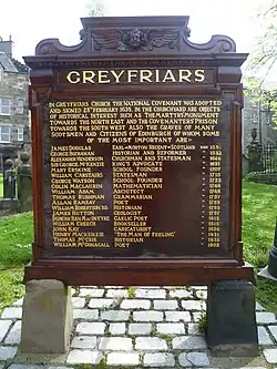 Notable burials