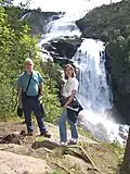 Nyastølfossen falls, 591 feet
