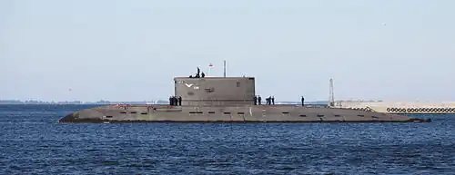 The Polish Kilo-class submarine ORP&nbsp;Orzeł, 26 June 2011