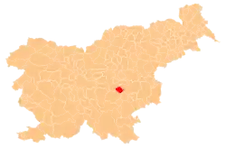 The location of the Municipality of Šentrupert
