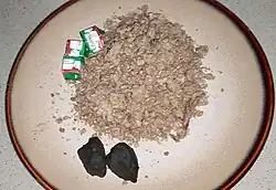 Ogbono, Okpei and seasoning cubes