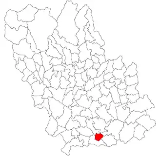 Location in Prahova County