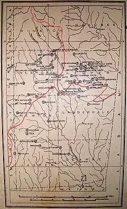 Image 6Map of Old Choctaw country in Mississippi before removal. (from Mississippi Band of Choctaw Indians)