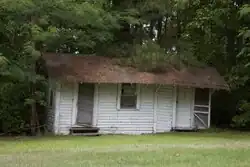 Old voting house on the Johnston property, where everyone in Washington County would go to cast their votes during the early 1900s. Leroy, Alabama LCCN2010640227