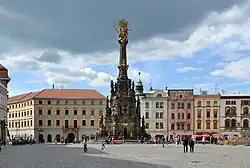 Horní náměstí with Holy Trinity Column, Olomouc