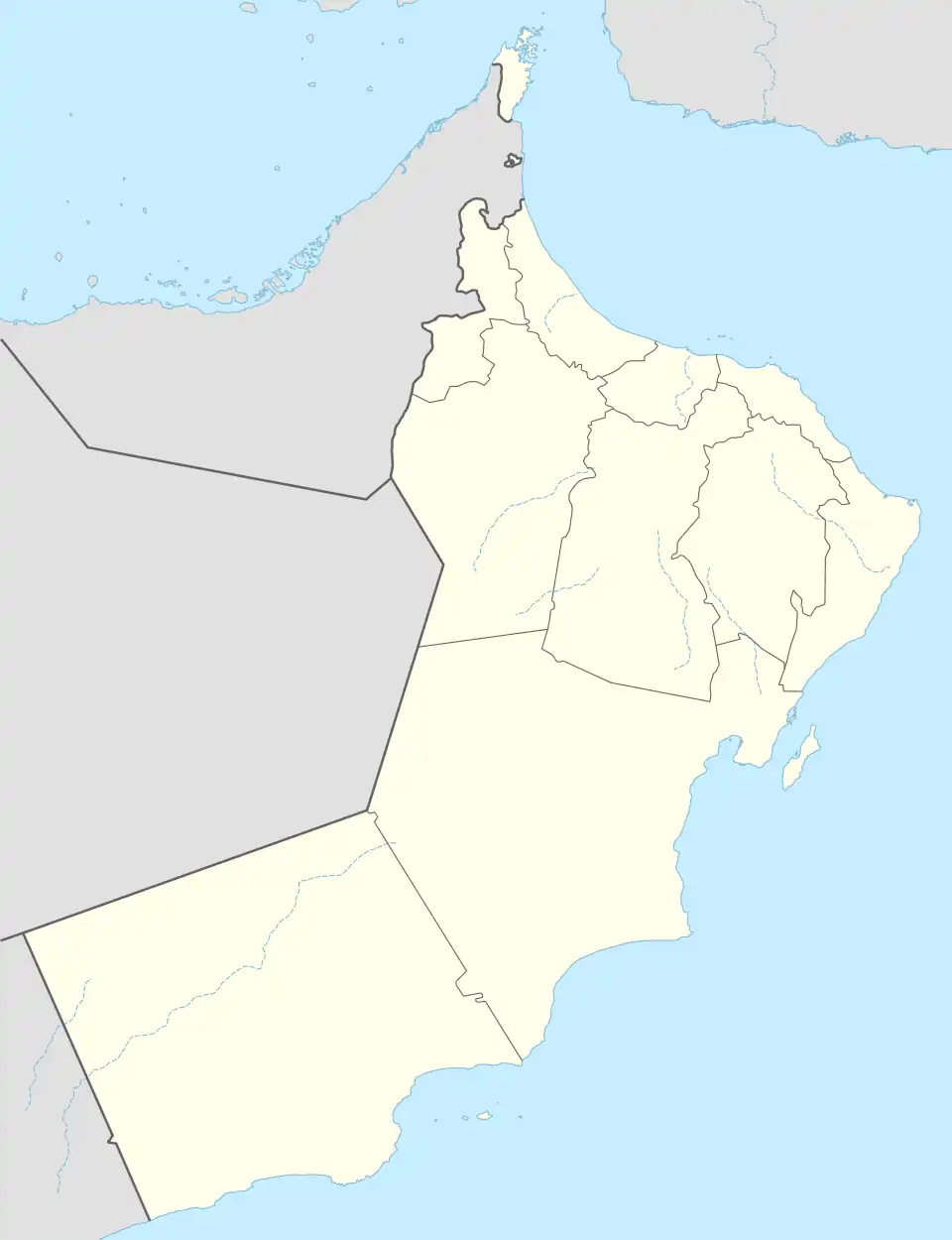 Wahiba Sands is located in Oman
