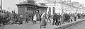 Omsk railway station in 1919