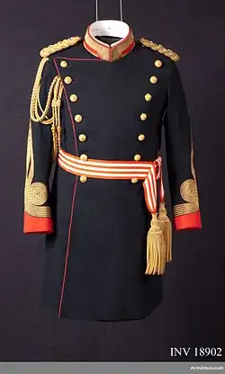 Uniform of Major General Onodera Makoto (c. 1930–1939)
