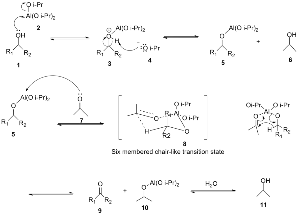 Oppenauer oxidation mechanism