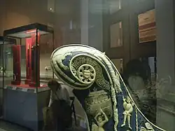 Order of the Dragon on a medieval saddle