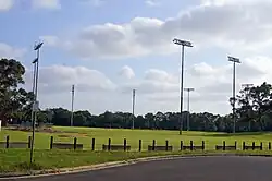 Oriole Park seen from north to south, 2024