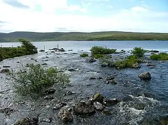 Outflow from Loch Osgaig