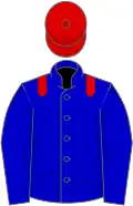 Royal Blue, Red epaulettes and cap