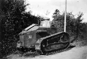 FT modifié 31 destroyed near Lisieux (Normandy) in June 1940