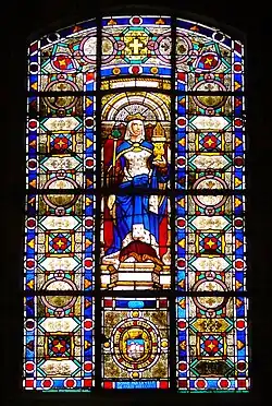 Window devoted to Blanche de Castille, mother of Saint Louis