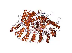 1jcr: CRYSTAL STRUCTURE OF RAT PROTEIN FARNESYLTRANSFERASE COMPLEXED WITH THE NON-SUBSTRATE TETRAPEPTIDE INHIBITOR CVFM AND FARNESYL DIPHOSPHATE SUBSTRATE