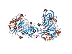 1m4h: Crystal Structure of Beta-secretase complexed with Inhibitor OM00-3