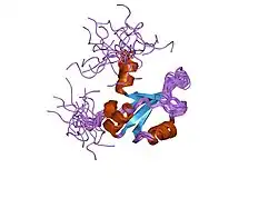 1s79: Solution structure of the central RRM of human La protein