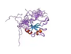 1wg5: Solution structure of the first RRM domain in heterogeneous nuclear ribonucleoprotein H