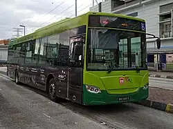 PJ City Bus route PJ02 stopped at Taman Jaya LRT Bus Hub (code – PJ445)
