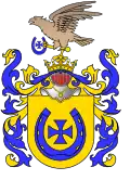 Coat of arms of Skopowski family from Skopow, 17th century