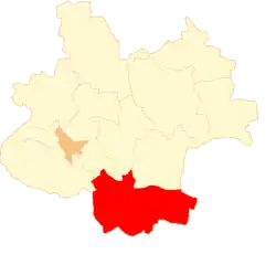 Location of Gmina Dąbie