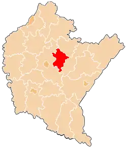 Location within the voivodeship