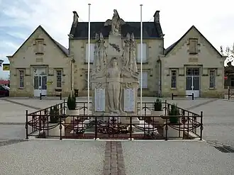 War memorial and town hall